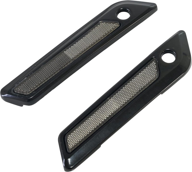 SWESGI Saddlebag Hinge Latch Covers with Hard Saddlebag Locks Fit for Harley 2014-2023 Touring Street Electra Road Glide King FLHX FLHR FLTRX FLTRX Ultra FLTRU FLHTCU FLHTKSE(Black+Gray) - Image 2